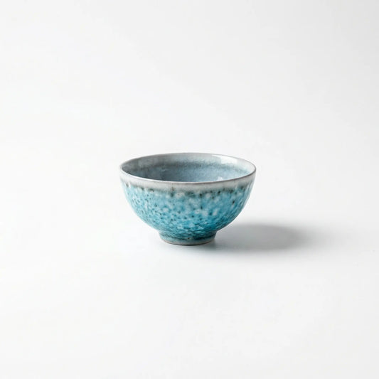 Soda-Fired Ocean Crater Teacup The Song Cha
