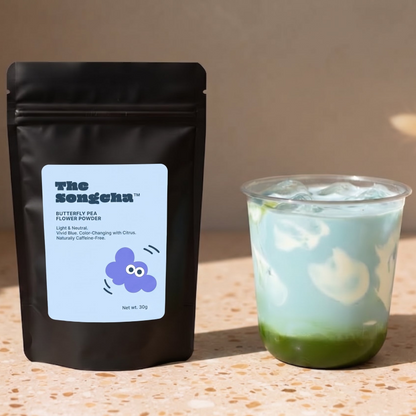 Blue_Matcha_Latte_Made_With_TheSongCha_Butterfly_Pea_Flower_Powder 