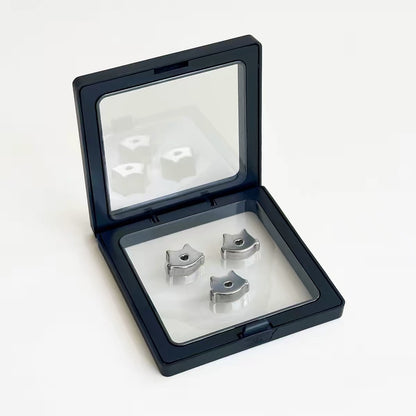 Stainless Steel Silver Cat Face Matcha Sifter Weights.