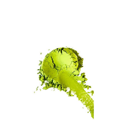 Finely milled Guizhou matcha powder close-up