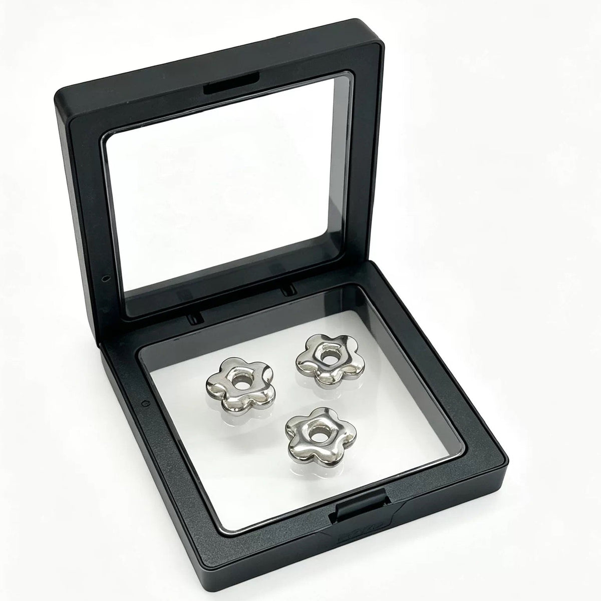 Stainless Steel Silver Plum Blossom Matcha Sifter Weights.