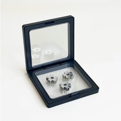 Stainless Steel Silver Sakura Matcha Sifter Weights.